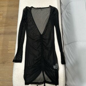 Forever 21 mesh cover up